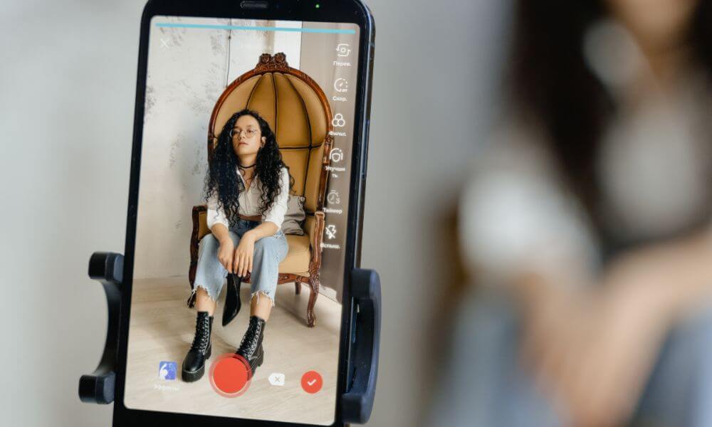 TikTok videók felvétel