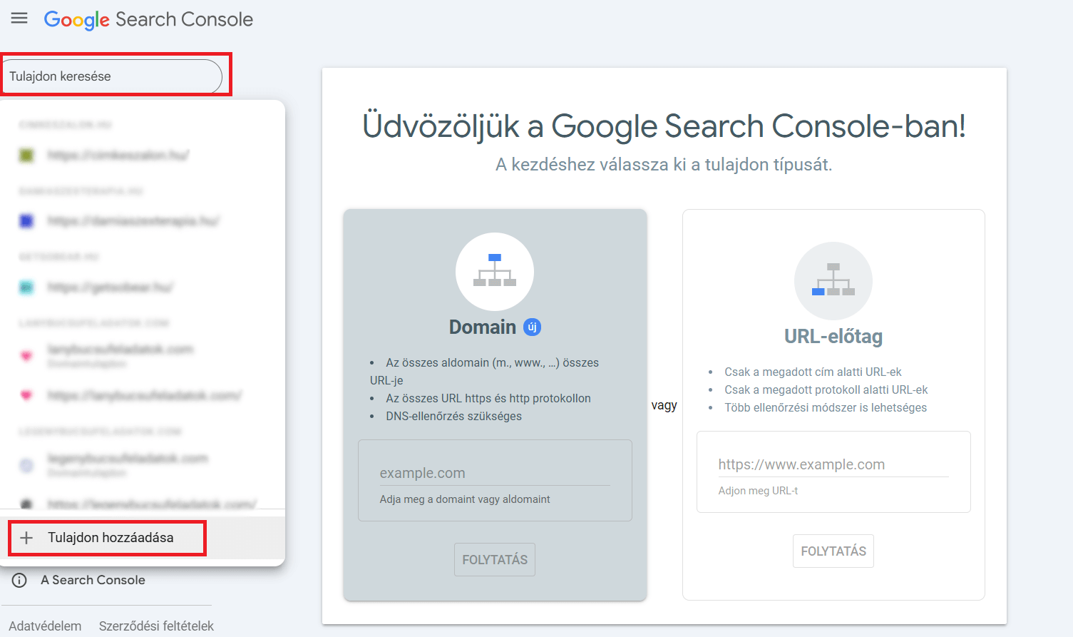 Google Search Console használata